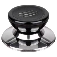 코지앤드 교체형 냄비뚜껑 손잡이 꼭지, 블랙, 1개