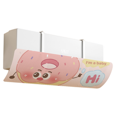 KODACHIEF 모던한 에어컨바람조절판 도넛 거치대 없는 범용 90cm, 1개