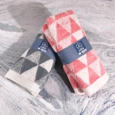 LIFE 來福牌 慶中元雲上山丘毛巾2件組 精梳棉, 顏色隨機, 1組