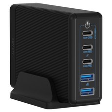 ARTMU USB PD 226W PPS GaN 接地多埠超高速充電器 GE410, 黑色, 1個