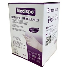 Medispo 麥迪斯 無粉檢診滅菌手套 7.5號, 50個