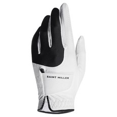 SaintMiller 女性用超防滑矽膠高爾夫手套 左手配戴, 白色, 1個