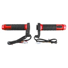 StarMotors 摩托車彩色電熱手把, 紅色, 1個