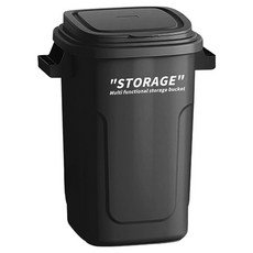 工業風資源回收垃圾桶, 石墨黑