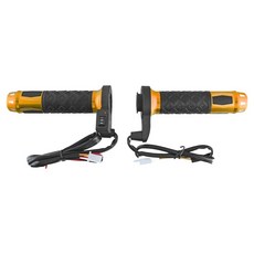 StarMotors 摩托車彩色電熱手把, 金色, 1個