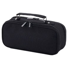 大容量收納鉛筆盒 R99262, 黑色, 1個