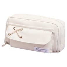 투데이리빙 대용량 수납 합격 필통 R99863, 베이지, 1개