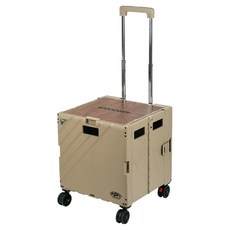 IDOOGEN 折疊式露營折疊推車優質手提狗狗箱 44cm*41cm*H 51~102cm, 1個, 燒焦