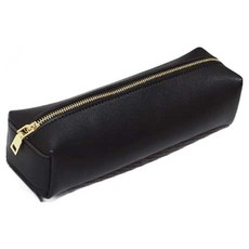 투데이리빙 심플 베이직 가죽 필통 R69025B, 블랙, 1개