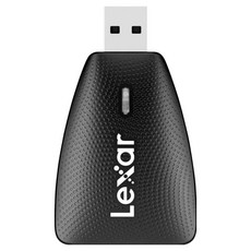 Lexar 雷克沙 Multi-Card 2-in-1 USB 3.1 二合一讀卡機, 1個, 黑色, LRW450UBNA
