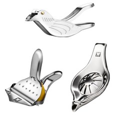 WAGENSTEIGER 家庭調酒 檸檬榨汁器 楔形 + 片狀 + 鳥形 套組, 1個, 30ml