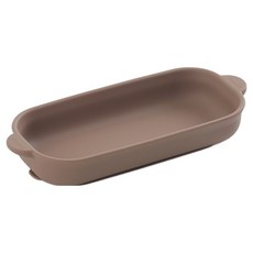 TACKAON 1 2 3 吸附 1格 吸盤餐盤, 棕色, 1個