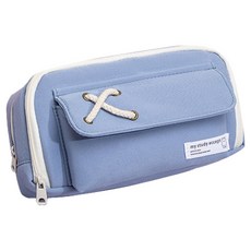 투데이리빙 대용량 수납 합격 필통 R99863, 블루, 1개