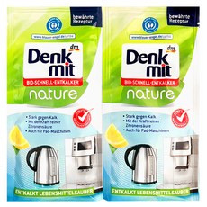 dm Denk mit 檸檬酸家電內膽除水垢清潔粉 2個裝, 25g, 1組