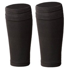 Virevo 運動足球護脛 2件組, 黑色, 1個