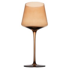 아메리칸로드 컬러스킨 비비드 홈카페 와인잔 오렌지 HR2185, 1개, 510ml