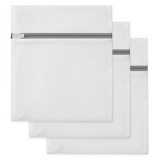 modernmore 細密堅固方形洗衣袋 50 x 60 cm, 3個, 白色