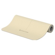 이고진 TPE 요가매트, 크림, 1개