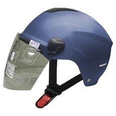 EVO 半罩式雪帽款安全帽 附長鏡片, 消藍