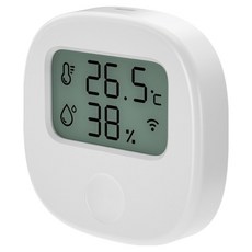 領普 無線開關溫溼度傳感 KS2, 1個, 白色