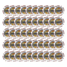 國際規格高級拉斯維加斯蒙地卡羅星星撲克籌碼 100入, 10000