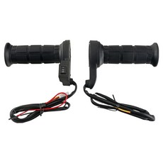 StarMotors 全車款通用 新款摩托車加熱握把 22 / 25 cm, 1個, 黑色