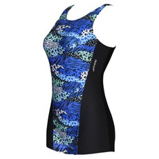 Fiload 水中有氧U型美背一件式類皮泳裝 FLOS-498