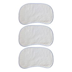 C.D.BABY 佳登 6層紗原紡紗枕巾 3個, 白色