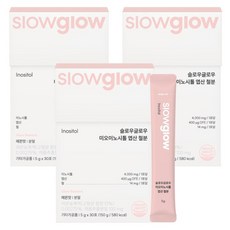 slowglow 肌醇葉酸鐵質 30入, 3個, 150g