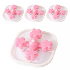 TheMore International 升級版洗衣袋 4入組 9 x 9 cm, 1個, 粉紅色