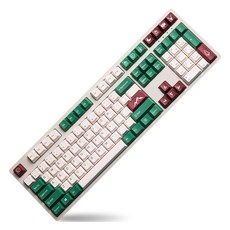 MONSTAR GEAR 144鍵 GMK風格 Cherry 英文 PBT 熱昇華 客製化 鵝卵石, 鍵帽, 露營, 象牙白