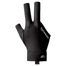 Runeon現代撞球手套 XG67 右手用, 1個, 黑色的