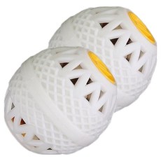 Malltoday 防纏繞大型洗衣球, 2個, 02 白色