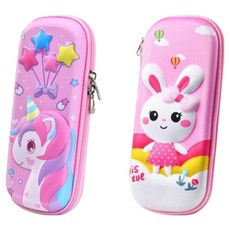 TODAY LIVING EVA 3D立體可愛角色多功能鉛筆盒2件組 R98297P, 1套, B款