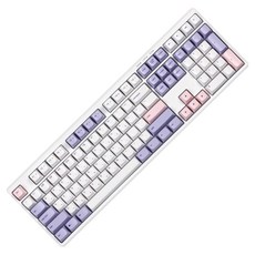 MONSTARGEAR 有線 Bogeul Bogeul 第6代 薄膜 低噪音 電競 辦公用 全尺寸配列 潤滑 鍵盤, X108, 夢幻小馬, 製造商軸