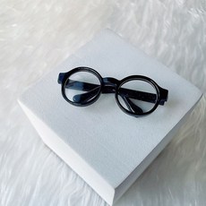 七時 Labubu 娃娃眼鏡配件, 黑色, 1個