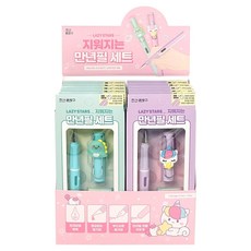 朝鮮文具 Lazy Star 可擦拭鋼筆套組 2款 x 6入組, EF, 混色
