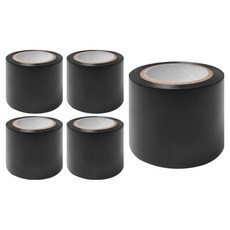 World Clean 寬版電工膠帶 黑色 50mm x 10m, 5個