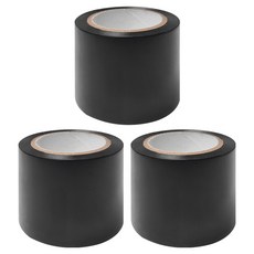 World Clean 寬版電工膠帶 黑色 50mm x 10m, 3個