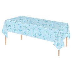 Marketpio 可愛蝴蝶結防水一次性派對桌布 款式4, 1入, 3個