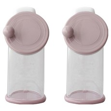 粉彩手動芝麻研磨器 粉紅色, 2個, 60ml