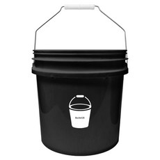 월드크린 버킷28 세차 버킷, 16L, 블랙