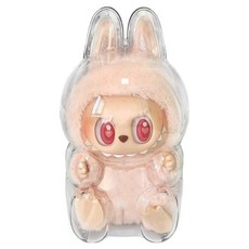 Junoel 拉布布 透明收納保護殼 坐姿款, 1個