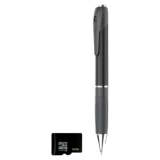 INJA 1080P 錄音錄影筆 附32GB記憶卡, 黑色, V082S