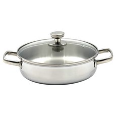 finn ilo 電磁爐用 Chamcook 全五層 304 潔淨不鏽鋼 new 不鏽鋼燉鍋, 1個, 24cm, 單一顏色