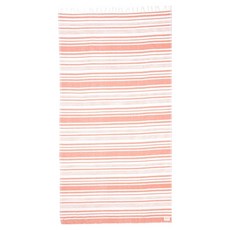Seafolly Fringe 條紋毛巾 180 x 88 cm 71992-TL, 1個, 柑橘色
