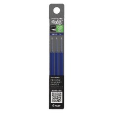 파이롯트 프릭션 시너지노크 볼펜 리필심 0.5mm, 블루, 3개