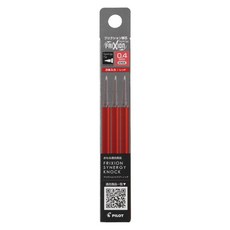 파이롯트 프릭션 시너지노크 볼펜 리필심 0.4mm, 레드, 3개