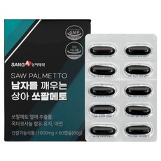 상아제약 남자를 깨우는 상아 쏘팔메토 60g, 60정, 1개