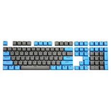 Monstar Gear 108鍵 OEM 英文 PBT 二色成形 客製化點綴, 鍵帽, 單一商品, BLUE + GRAY